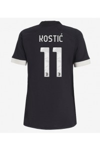 Juventus Filip Kostic #11 Jalkapallovaatteet Naisten Kolmaspaita 2023-24 Lyhythihainen